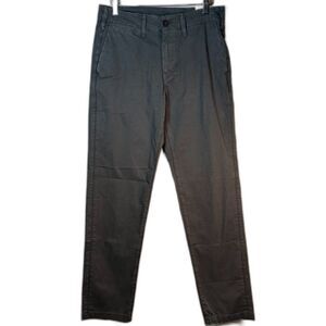 American Eagle Original Straight Lived in Khakis Gray Men's Size 28 x 34
